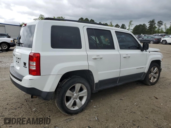 2017 Jeep Patriot Latitude with VIN 1C4NJPFB9HD187411, listed as a Copart auction lot 52579165 with 153,869 mi miles and Salvage Title. Bid and sale history available at DreamBid. Image 3.