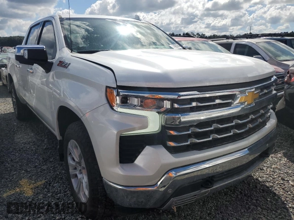 2023 Chevrolet Silverado 1500 LTZ with VIN 1GCUDGED2PZ107213, listed as a Copart auction lot 74062954 with 28,112 mi miles and Salvage Title. Bid and sale history available at carsss.com. Image 4.