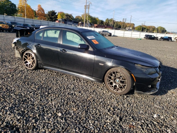 2010 BMW 5 Series 535i with VIN WBANW1C58AC165308, listed as a Copart auction lot 77803604 with 134,965 mi miles and Salvage Title. Bid and sale history available at carsss.com. Image 4.