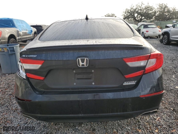 2022 Honda Accord Sedan Sport SE with VIN 1HGCV1F44NA101334, listed as a Copart auction lot 43177315 with 73,010 mi miles and Non Repairable. Bid and sale history available at carsss.com. Image 6.