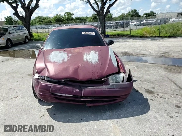 1998 Toyota Corolla VE with VIN 1NXBR12E5WZ041539, listed as a Copart auction lot 61736825 with Not provided miles and Salvage title. Bid and sale history available at DreamBid. Image 13.