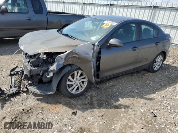 2012 Mazda 3 i Touring z VIN JM1BL1V73C1575378, wystawiony jako Copart lot #50940595 z przebiegiem Nie podano mil oraz Szkoda całkowita • Salvage title. Historia ofert i sprzedaży dostępna na DreamBid. Obrazek 1.