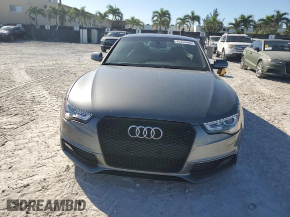 2015 Audi S5 Premium Plus z VIN WAUCGAFR1FA055268, wystawiony jako Copart lot #45244405 z przebiegiem 46 996 mil mil oraz Szkoda całkowita • Salvage title. Historia ofert i sprzedaży dostępna na DreamBid. Obrazek 5.