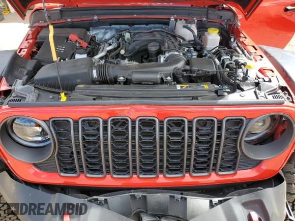 2024 Jeep Gladiator Rubicon z VIN 1C6JJTBG7RL105165, wystawiony jako Copart lot #57459125 z przebiegiem 2 092 mil mil oraz Szkoda całkowita • Salvage title. Historia ofert i sprzedaży dostępna na DreamBid. Obrazek 11.