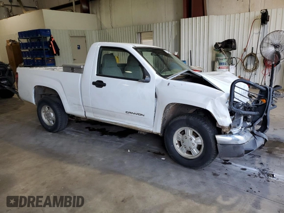 2005 GMC Canyon SL Z85 with VIN 1GTCS148358136063, listed as a Copart auction lot 78934544 with 188,840 mi miles and Salvage Title. Bid and sale history available at carsss.com. Image 4.