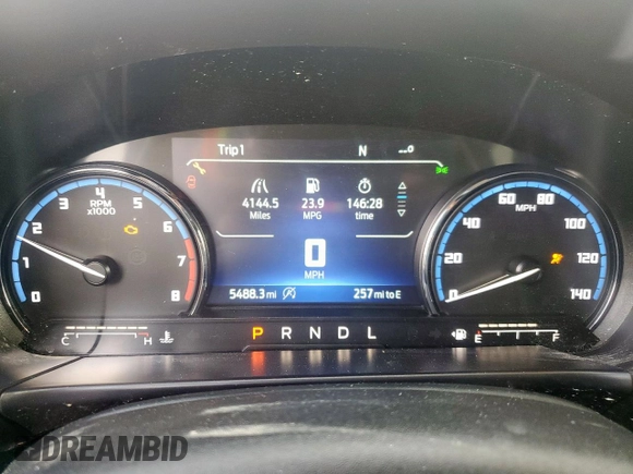 2024 Ford Bronco Sport Outer Banks with VIN 3FMCR9C65RRF13387, listed as a Copart auction lot 61063395 with 5,488 mi miles and Salvage title. Bid and sale history available at DreamBid. Image 9.