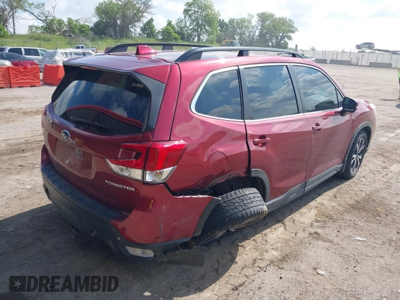2020 Subaru Forester Limited with VIN JF2SKAUC3LH593437, listed as a IAAI auction lot 42358746 with 65,728 mi miles and . Bid and sale history available at DreamBid. Image 4.
