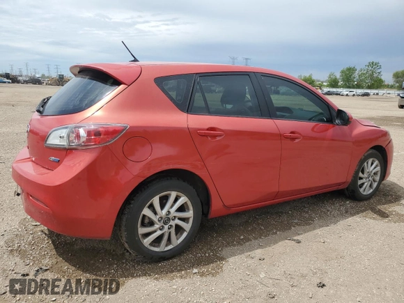 2013 Mazda 3 i Touring with VIN JM1BL1L76D1729182, listed as a Copart auction lot 58154175 with 168,378 mi miles and Salvage title. Bid and sale history available at DreamBid. Image 3.