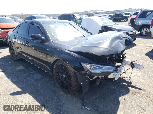 2017 Audi A6 Premium Plus with VIN WAUG8AFC1HN019022, listed as a Copart auction lot 38033001 with 77,582 mi miles. Bid and sale history available at carsss.com. Image 1.