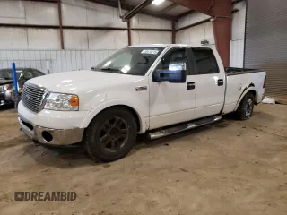 2008 Ford F-150 XLT with VIN 1FTPW14508FA06558, listed as a Copart auction lot 50610015 with 0 mi miles and Clean Title. Bid and sale history available at carsss.com. Image 1.