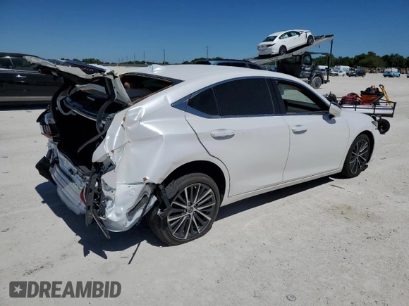 2023 Lexus ES with VIN 58ADA1C15PU034256, listed as a Copart auction lot 49302445 with 11,543 mi miles and Non Repairable. Bid and sale history available at carsss.com. Image 3.