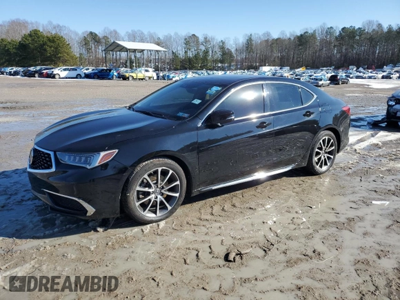 2018 Acura TLX w/Technology Pkg with VIN 19UUB2F58JA001811, listed as a Copart auction lot 88513985 with 85,058 mi miles and Salvage Title. Bid and sale history available at carsss.com. Image 1.