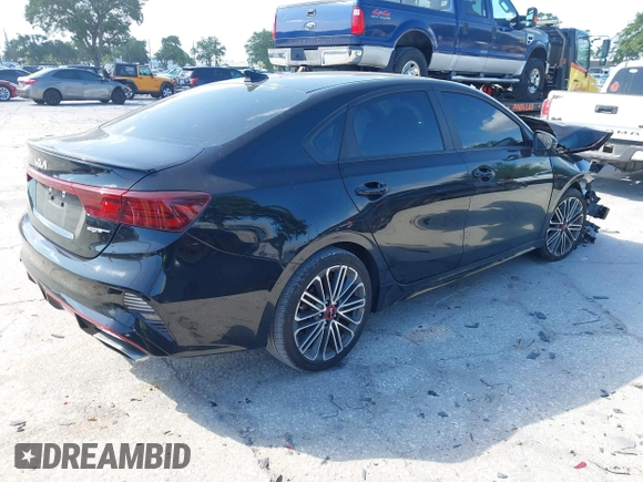 2023 Kia Forte GT with VIN 3KPF44AC0PE678151, listed as a IAAI auction lot 42016937 with 15,882 mi miles and . Bid and sale history available at carsss.com. Image 4.