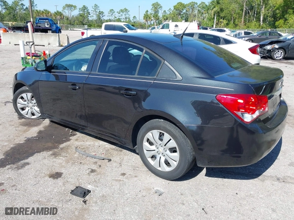 2014 Chevrolet Cruze LS with VIN 1G1PA5SH1E7181211, listed as a IAAI auction lot 41850676 with 128,893 mi miles. Bid and sale history available at carsss.com. Image 3.