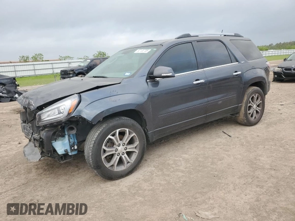 2013 GMC Acadia SLT with VIN 1GKKRRKD6DJ217950, listed as a Copart auction lot 50100785 with 139,592 mi miles and Salvage Title. Bid and sale history available at carsss.com. Image 1.