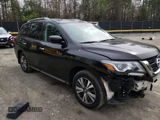 2018 Nissan Pathfinder S z VIN 5N1DR2MM6JC670681, wystawiony jako Copart lot #51574205 z przebiegiem 84 044 mil mil oraz Szkoda całkowita • Salvage title. Historia ofert i sprzedaży dostępna na DreamBid. Obrazek 11.