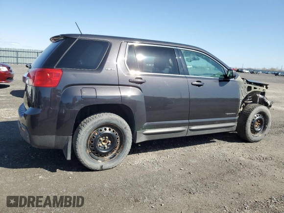 2013 GMC Terrain SLE with VIN 2GKALMEK7D6369727, listed as a Copart auction lot 53365035 with 196,908 mi miles and Clean Title. Bid and sale history available at carsss.com. Image 3.