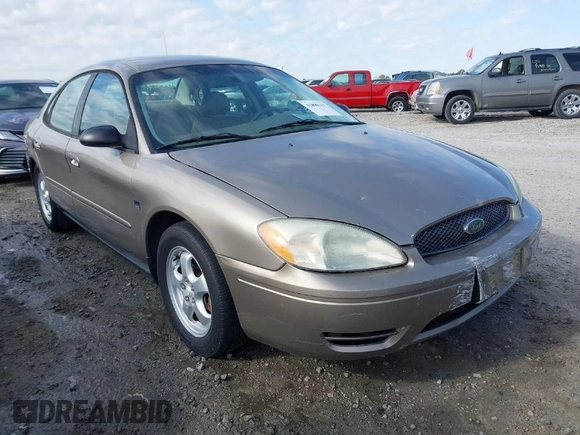 2004 Ford Taurus SES with VIN 1FAFP55SX4G186114, listed as a IAAI auction lot 41899257 with 204,110 mi miles and . Bid and sale history available at DreamBid. Image 1.