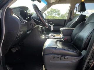 2017 Infiniti QX80 z VIN JN8AZ2NE9H9159198, wystawiony jako Copart lot #58572875 z przebiegiem 136 492 mil mil oraz Szkoda całkowita • Salvage title. Historia ofert i sprzedaży dostępna na DreamBid. Obrazek 7.