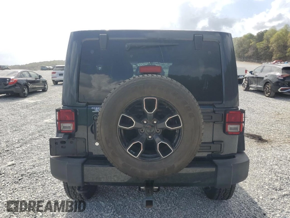 2017 Jeep Wrangler Unlimited Sahara with VIN 1C4BJWEG1HL653316, listed as a Copart auction lot 74277604 with 70,860 mi miles and Non repairable. Bid and sale history available at DreamBid. Image 6.
