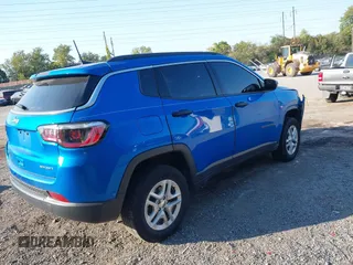 2021 Jeep Compass Sport with VIN 3C4NJDAB7MT509781, listed as a IAAI auction lot 40584066 with 67,661 mi miles and . Bid and sale history available at DreamBid. Image 4.