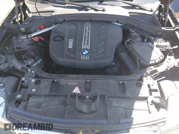 2015 BMW X3 xDrive28d with VIN 5UXWY3C52F0E96652, listed as a IAAI auction lot 41895140 with 57,131 mi miles. Bid and sale history available at carsss.com. Image 10.