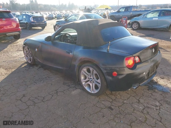 2004 BMW Z4 2.5i with VIN 4USBT33544LS51157, listed as a IAAI auction lot 41343067 with NaN miles. Bid and sale history available at carsss.com. Image 3.