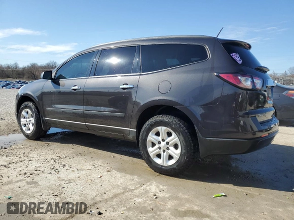 2017 Chevrolet Traverse LS z VIN 1GNKRFED8HJ186820, wystawiony jako Copart lot #46611905 z przebiegiem 119 833 mil mil oraz Nie do naprawy • Non repairable. Historia ofert i sprzedaży dostępna na DreamBid. Obrazek 2.