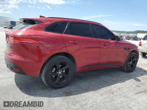 2017 Jaguar F-Pace 35t R-Sport with VIN SADCL2BV8HA892159, listed as a Copart auction lot 54171535 with 94,537 mi miles and Clean title. Bid and sale history available at DreamBid. Image 3.