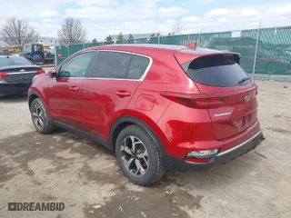 2020 Kia Sportage LX with VIN KNDPMCACXL7807859, listed as a IAAI auction lot 41994940 with 36,487 mi miles. Bid and sale history available at carsss.com. Image 3.