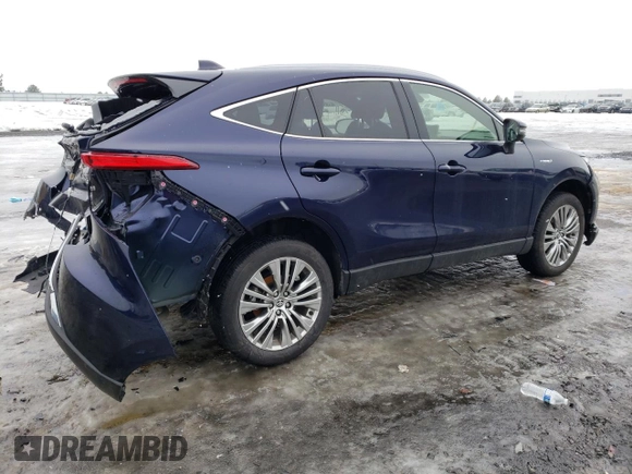 2021 Toyota Venza LE with VIN JTEAAAAH3MJ070776, listed as a Copart auction lot 73176452 with 8,022 mi miles. Bid and sale history available at carsss.com. Image 3.