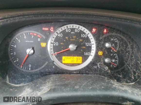 2008 Nissan Quest SL with VIN 5N1BV28U88N106199, listed as a Copart auction lot 41474575 with 206,845 mi miles and Salvage Title. Bid and sale history available at carsss.com. Image 9.