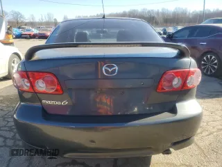 2004 Mazda Mazda6 s with VIN 1YVHP80D845N88703, listed as a Copart auction lot 42781455 with 202,529 mi miles and Salvage Title. Bid and sale history available at carsss.com. Image 6.