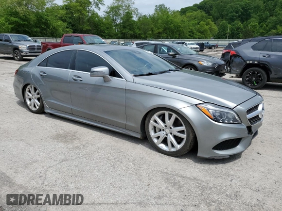 2015 Mercedes-Benz CLS 550 z VIN WDDLJ7DB3FA140857, wystawiony jako Copart lot #57606125 z przebiegiem 131 131 mil mil oraz Czysty tytuł • Clean title. Historia ofert i sprzedaży dostępna na DreamBid. Obrazek 4.