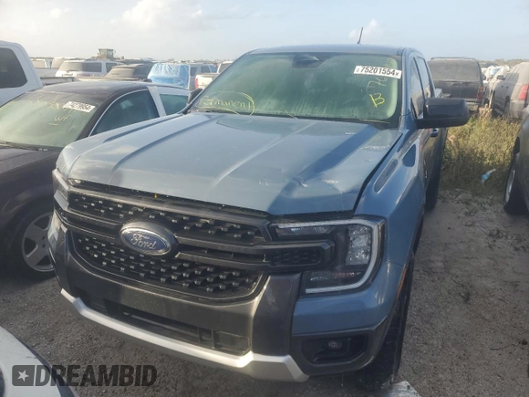 2024 Ford Ranger XLT with VIN 1FTER4GH4RLE22444, listed as a Copart auction lot 75201554 with Not Provided miles and Non Repairable. Bid and sale history available at DreamBid. Image 5.