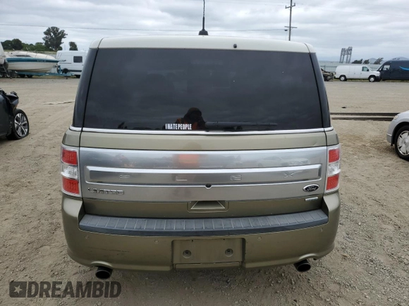 2013 Ford Flex Limited z VIN 2FMHK6DT6DBD32397, wystawiony jako Copart lot #54633685 z przebiegiem Nie podano mil oraz Czysty tytuł • Clean title. Historia ofert i sprzedaży dostępna na DreamBid. Obrazek 6.