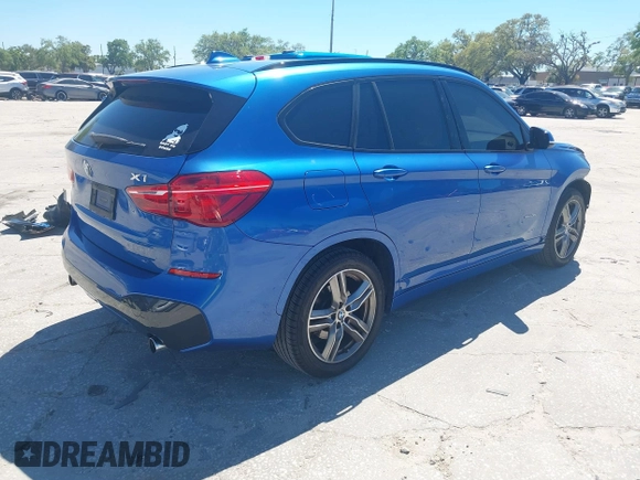2017 BMW X1 sDrive28i with VIN WBXHU7C31H5H33281, listed as a IAAI auction lot 41814792 with 55,756 mi miles. Bid and sale history available at carsss.com. Image 4.