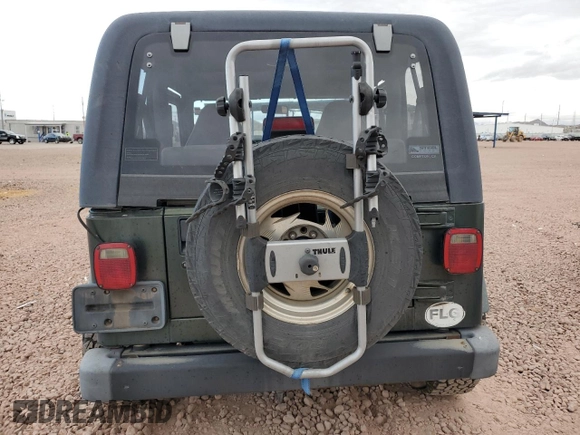1997 Jeep Wrangler Sport with VIN 1J4FY19S6VP541852, listed as a Copart auction lot 48047235 with 163,501 mi miles and Salvage Title. Bid and sale history available at carsss.com. Image 6.