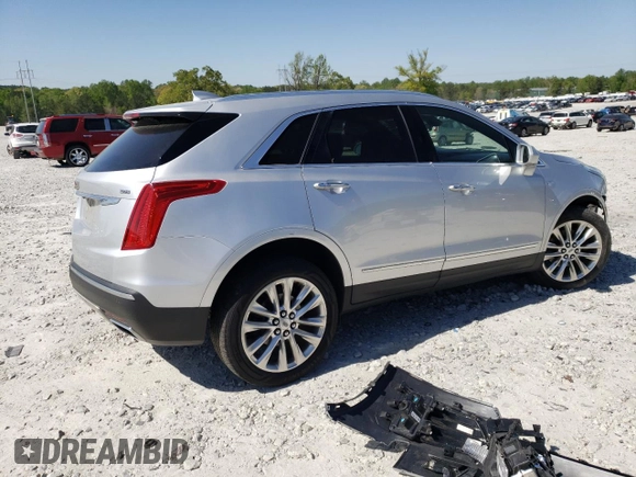 2017 Cadillac XT5 Platinum AWD with VIN 1GYKNFRS6HZ252130, listed as a Copart auction lot 52923025 with 58,046 mi miles and Salvage Title. Bid and sale history available at carsss.com. Image 3.
