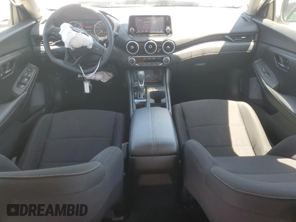 2025 Nissan Sentra S with VIN 3N1AB8BV1SY230678, listed as a Copart auction lot 58094955 with 11,700 mi miles and Salvage title. Bid and sale history available at DreamBid. Image 8.