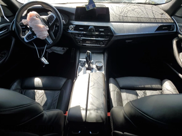 2018 BMW 5 Series M550i xDrive with VIN WBAJB9C51JB287233, listed as a Copart auction lot 55899505 with Not provided miles and Salvage title. Bid and sale history available at DreamBid. Image 8.