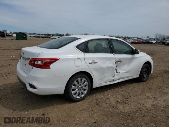 2017 Nissan Sentra S with VIN 3N1AB7AP7HY212742, listed as a Copart auction lot 54437495 with 63,438 mi miles and Salvage title. Bid and sale history available at DreamBid. Image 3.
