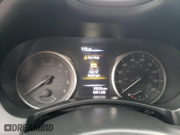 2020 Infiniti Q50 3.0t SPORT with VIN JN1EV7AP7LM201826, listed as a Copart auction lot 81064314 with 95,036 mi miles and Salvage Title. Bid and sale history available at carsss.com. Image 9.