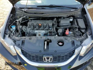 2015 Honda Civic Sedan LX with VIN 19XFB2F53FE072555, listed as a Copart auction lot 49179385 with 35,480 mi miles and Salvage Title. Bid and sale history available at carsss.com. Image 11.