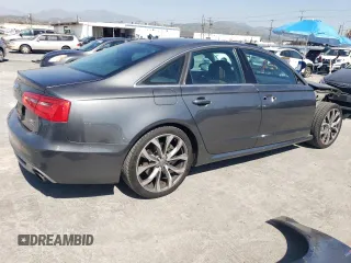 2015 Audi A6 Premium Plus with VIN WAUFGAFCXFN037112, listed as a Copart auction lot 52629515 with 75,551 mi miles and Salvage title. Bid and sale history available at DreamBid. Image 3.