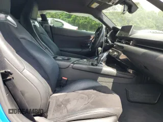2021 Toyota GR Supra 3.0 with VIN WZ1DB0C00MW036931, listed as a Copart auction lot 65175964 with 32,592 mi miles and Salvage Title. Bid and sale history available at carsss.com. Image 10.