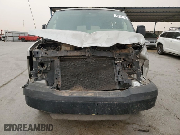 2008 Chevrolet Express Passenger with VIN 1GAHG39KX81194703, listed as a Copart auction lot 48727715 with 116,074 mi miles and Salvage title. Bid and sale history available at DreamBid. Image 5.