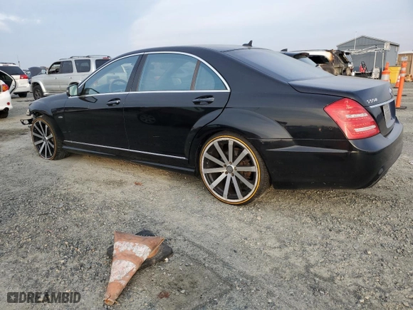 2012 Mercedes-Benz S-Class S 550 with VIN WDDNG7DB5CA450530, listed as a Copart auction lot 83438844 with 166,529 mi miles and Salvage Title. Bid and sale history available at carsss.com. Image 2.