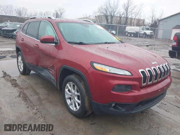 2015 Jeep Cherokee Latitude z VIN 1C4PJMCS1FW649201, wystawiony jako IAAI lot #41976056 z przebiegiem 74 991 mil mil oraz . Historia ofert i sprzedaży dostępna na DreamBid. Obrazek 1.