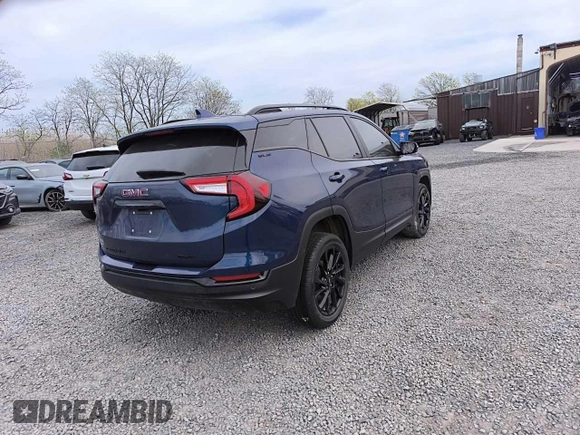 2023 GMC Terrain SLE with VIN 3GKALTEG4PL110618, listed as a Copart auction lot 54388175 with 73,107 mi miles and Salvage Title. Bid and sale history available at carsss.com. Image 4.